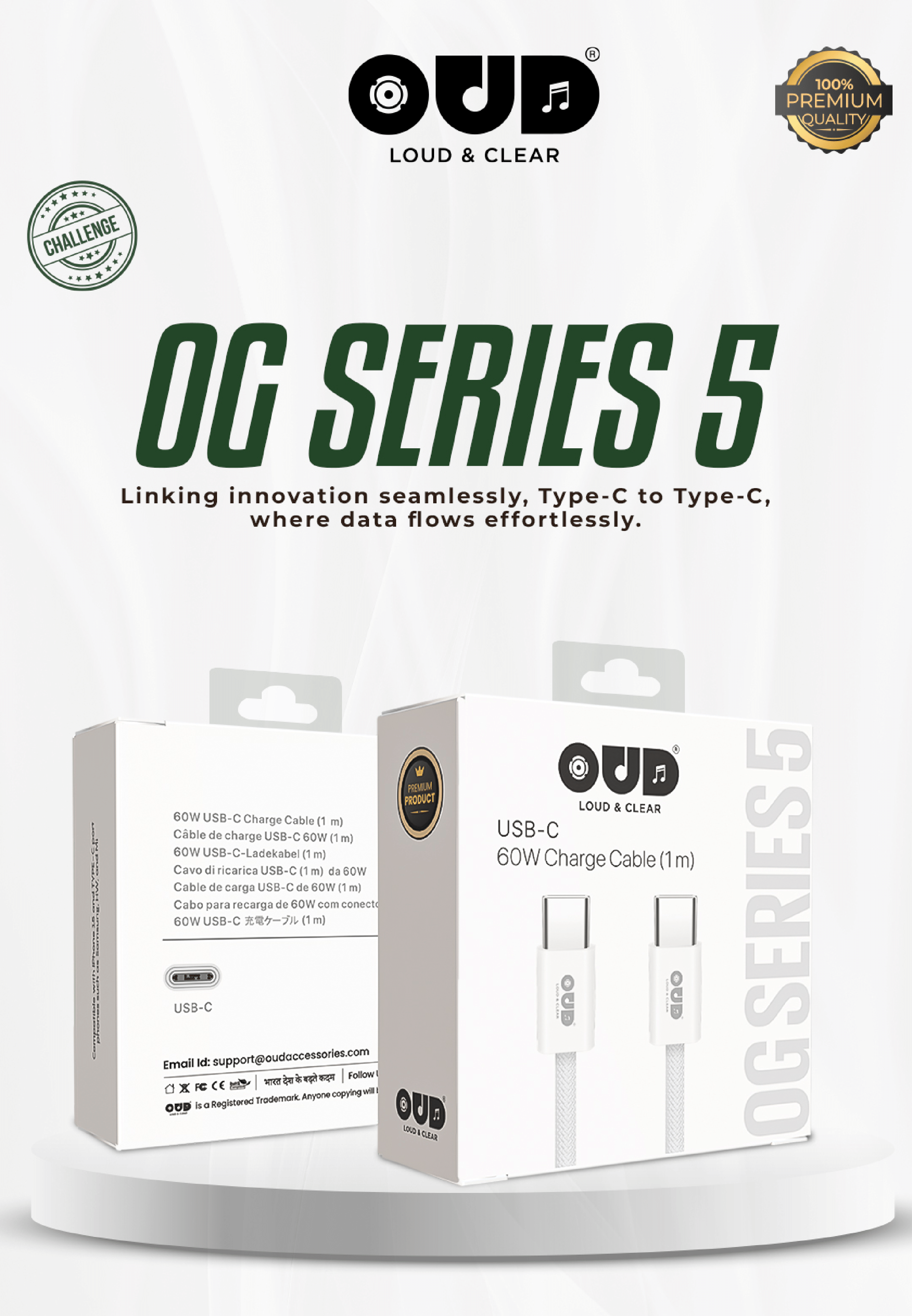 OG SERIES 5 OUD Challenge Data Cable C-TO-C