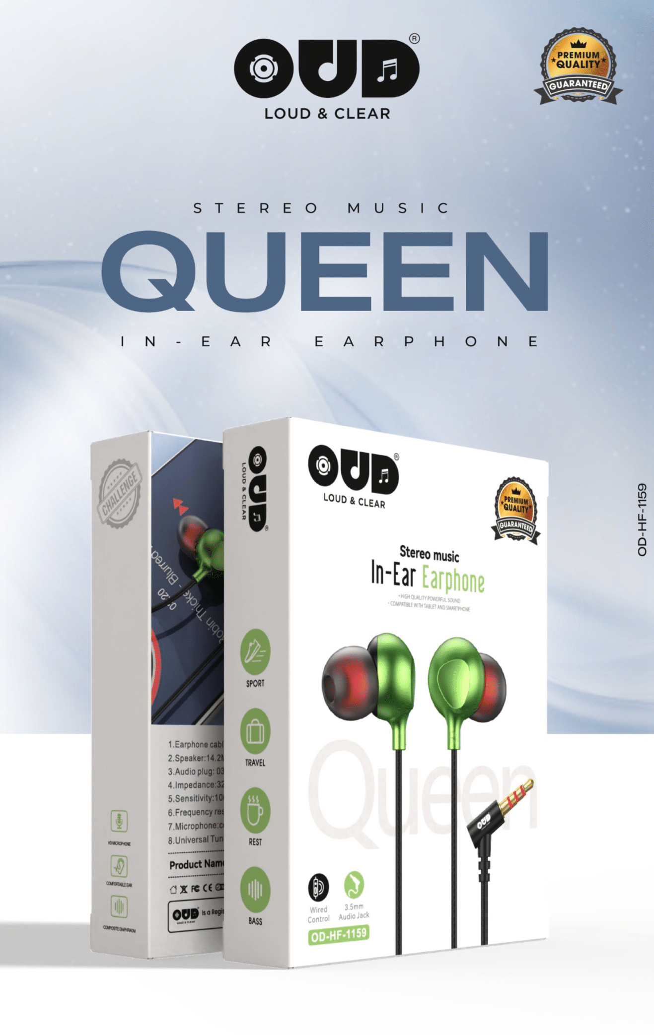 QUEEN OUD Challenge Earphone