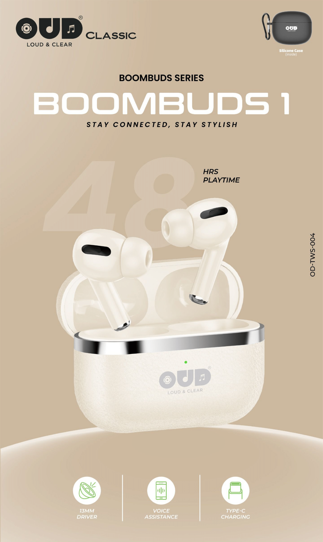 BOOMBUDS 1 OUD Classic Earbuds