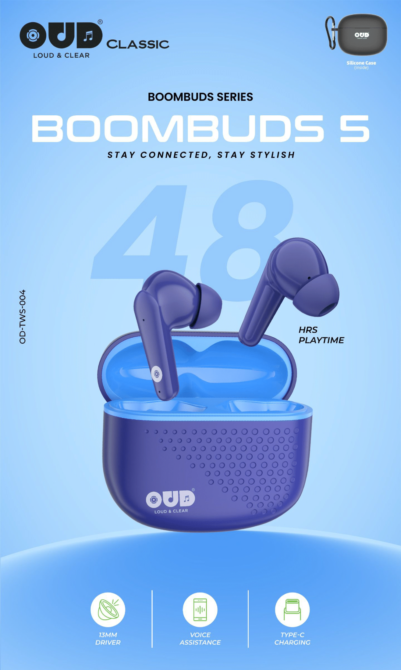 BOOMBUDS 5 OUD Classic Earbuds
