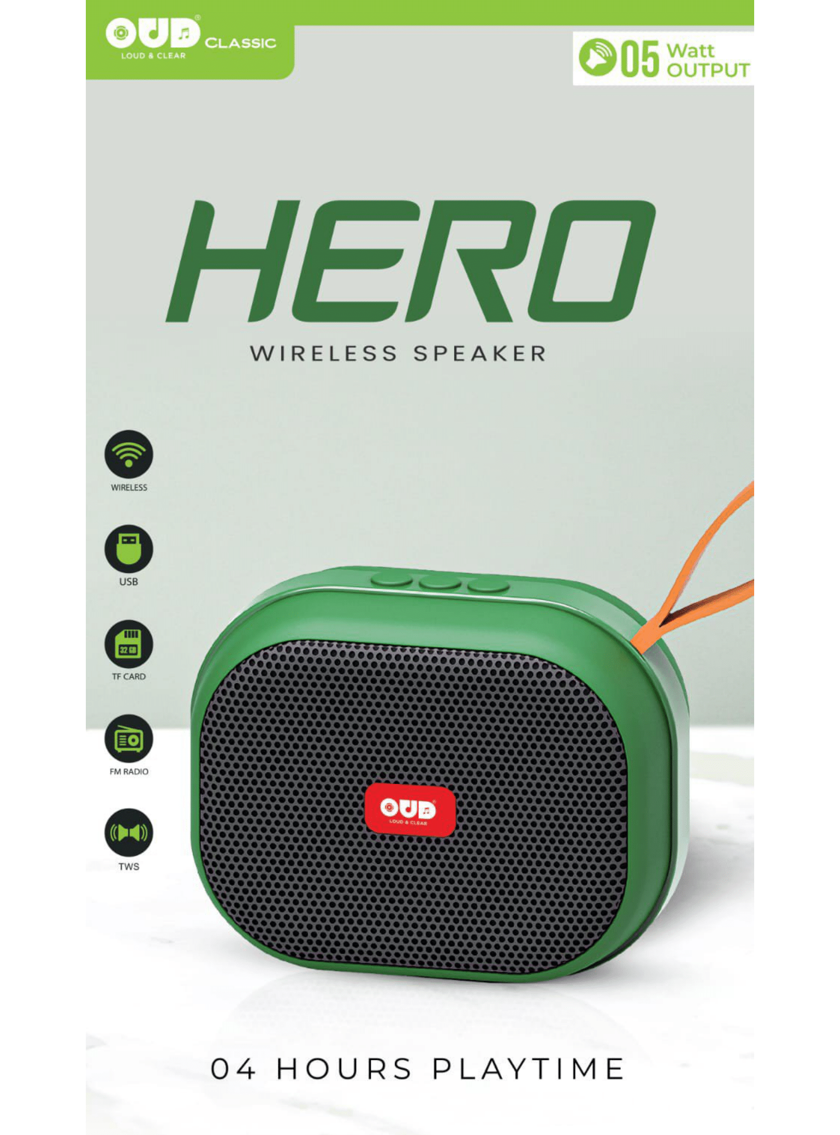 HERO OUD Classic Bluetooth Speaker