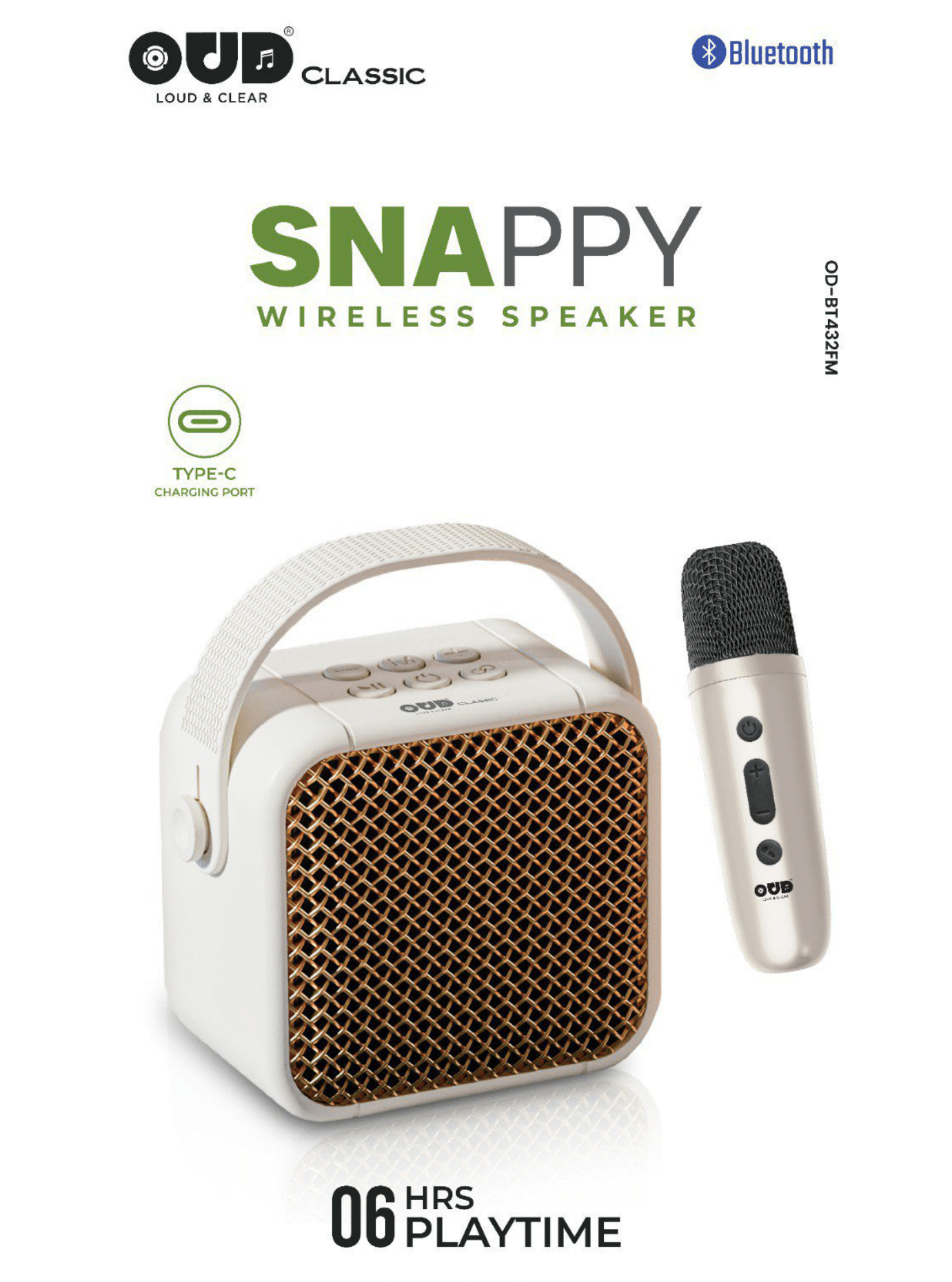 SNAPPY OUD Classic Bluetooth Speaker