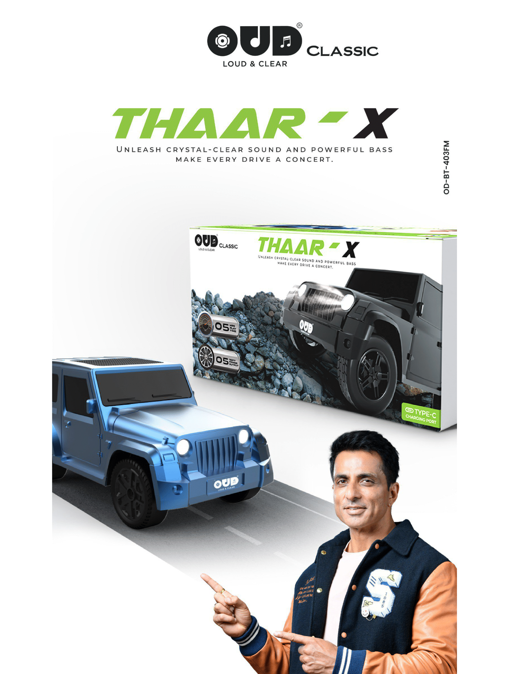 THAAR-X OUD Classic Bluetooth Speaker