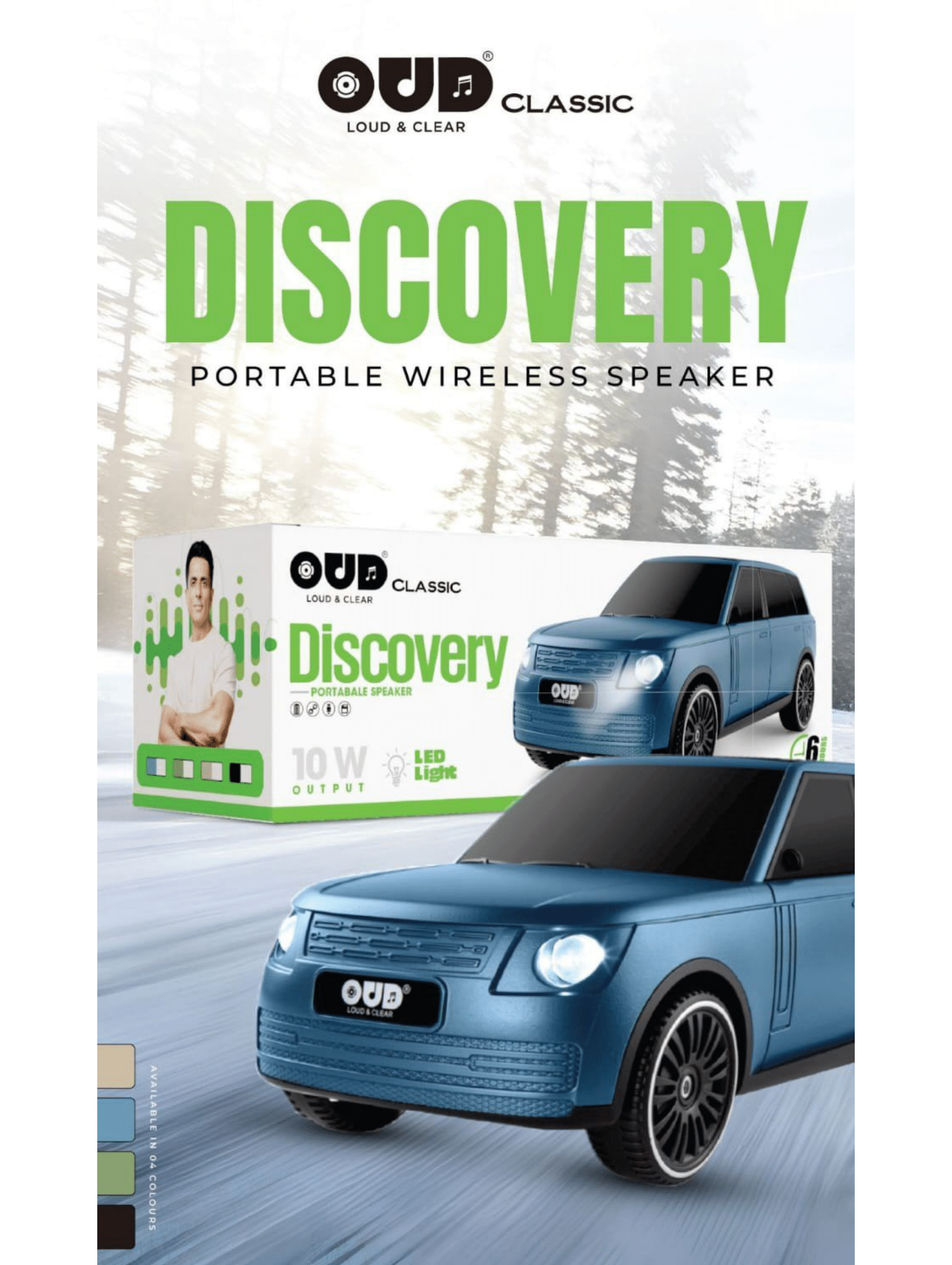 DISCOVERY OUD Classic Bluetooth Speaker