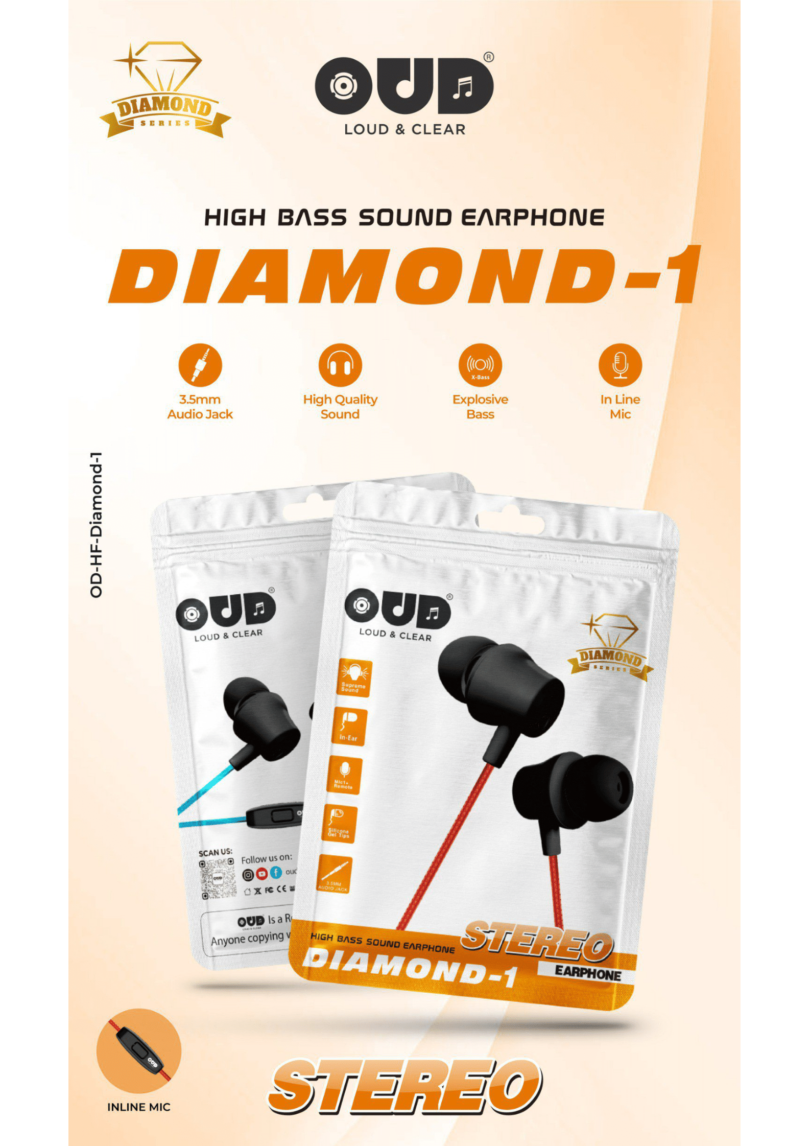 DIAMOND-1 OUD Earphone
