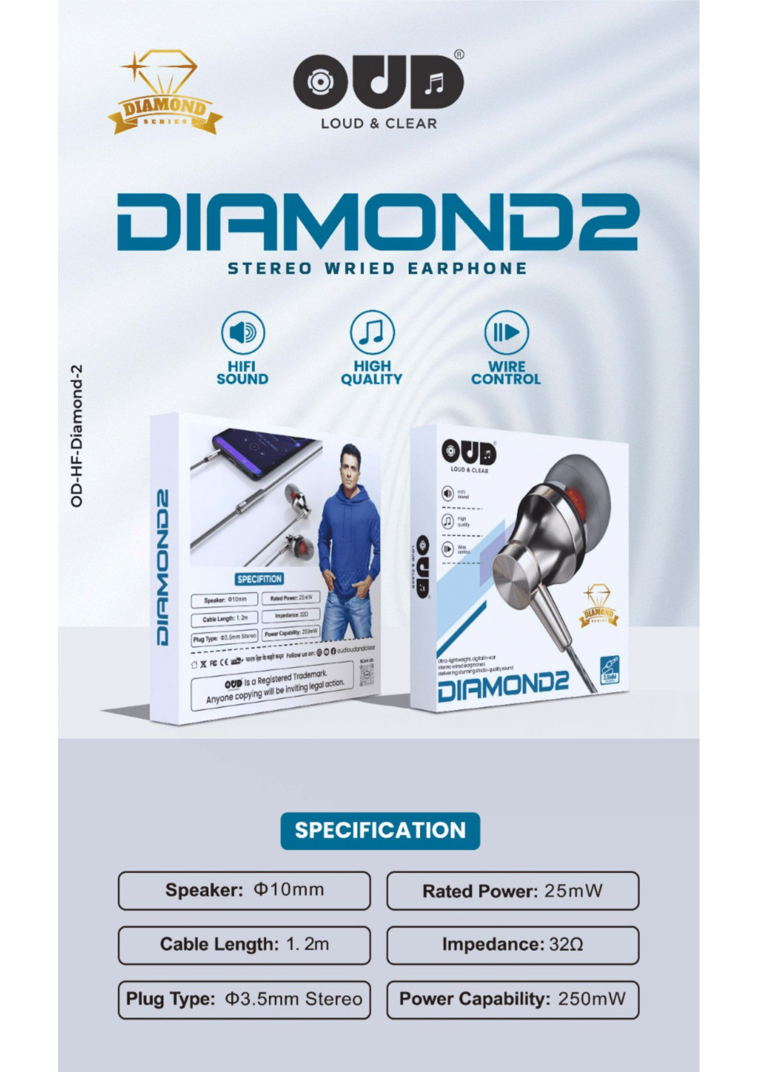 DIAMOND-2 OUD Earphone
