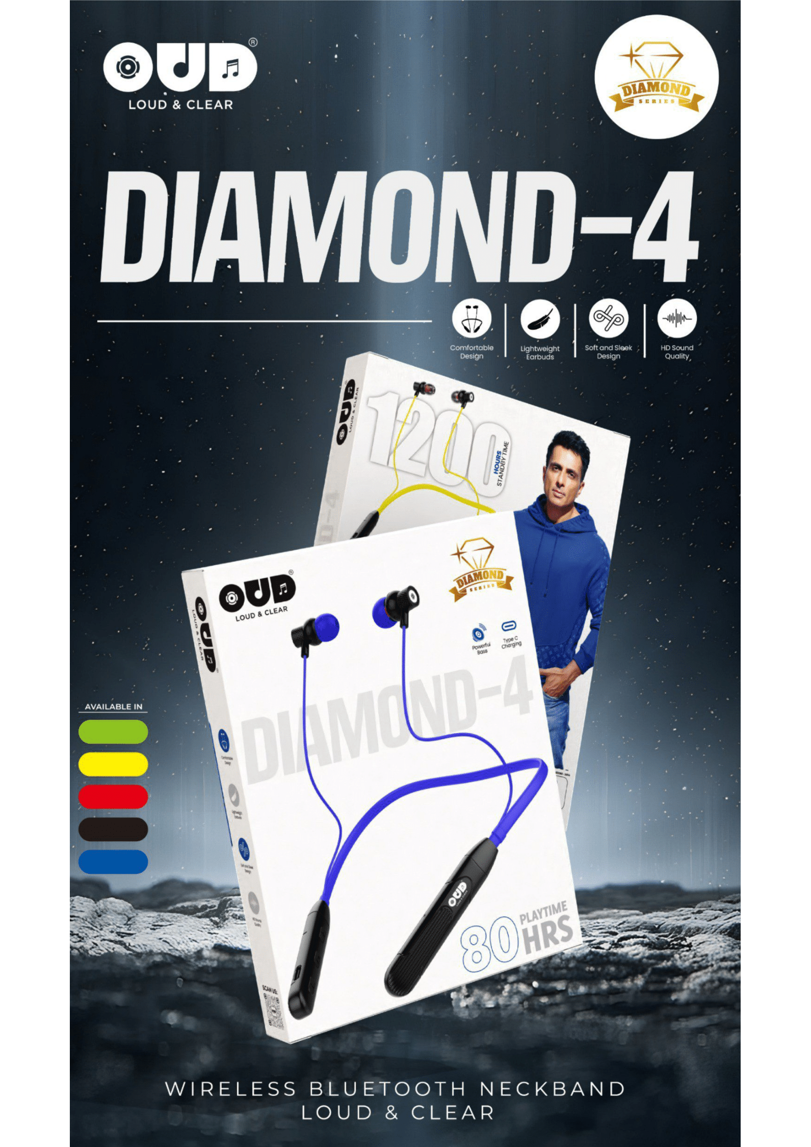 DIAMOND-4 OUD Neckband