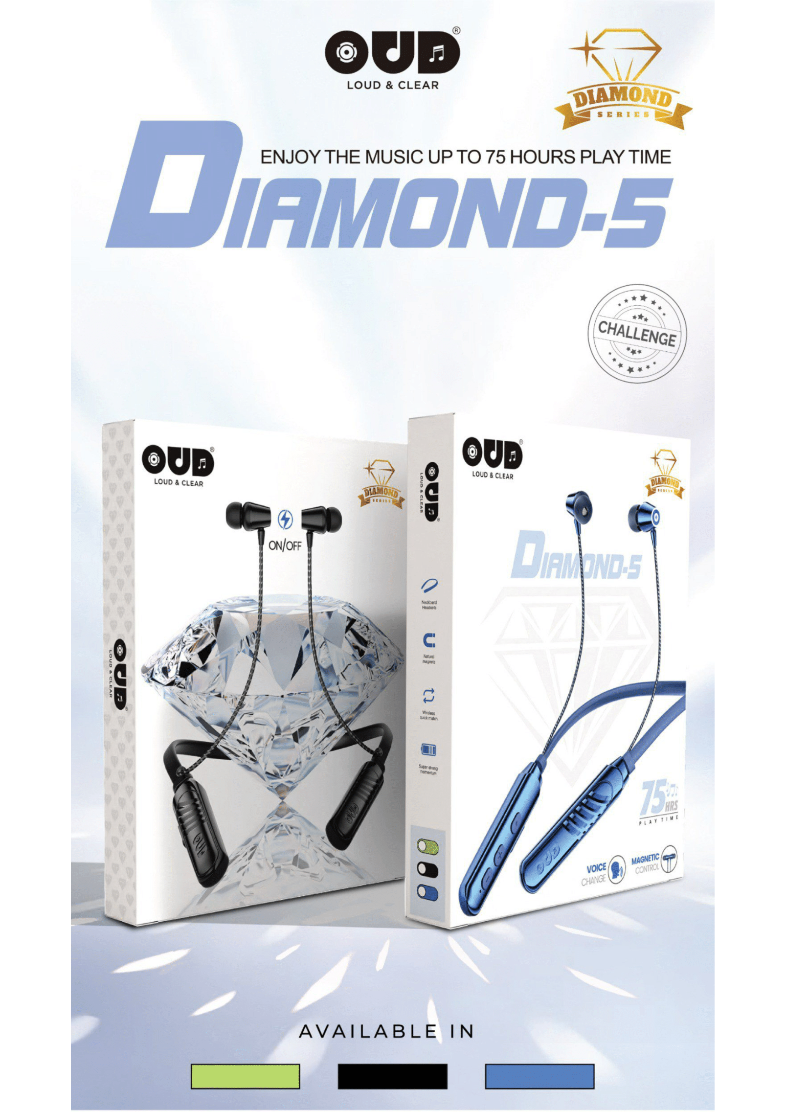 DIAMOND-5 OUD Challenge Neckband