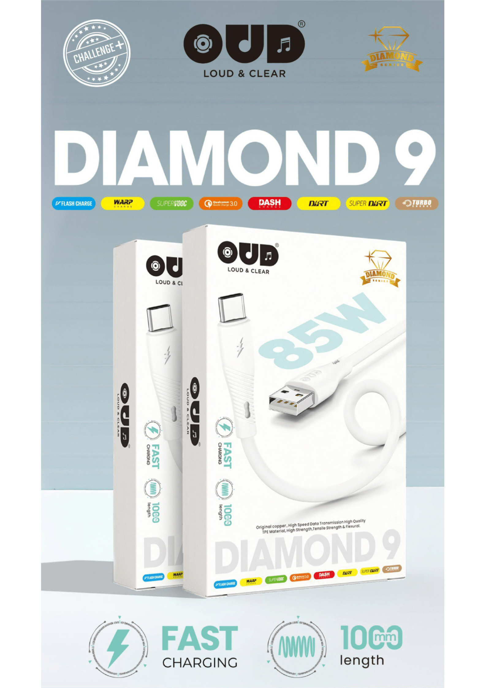 DIAMOND-9 OUD Challenge Data Cable