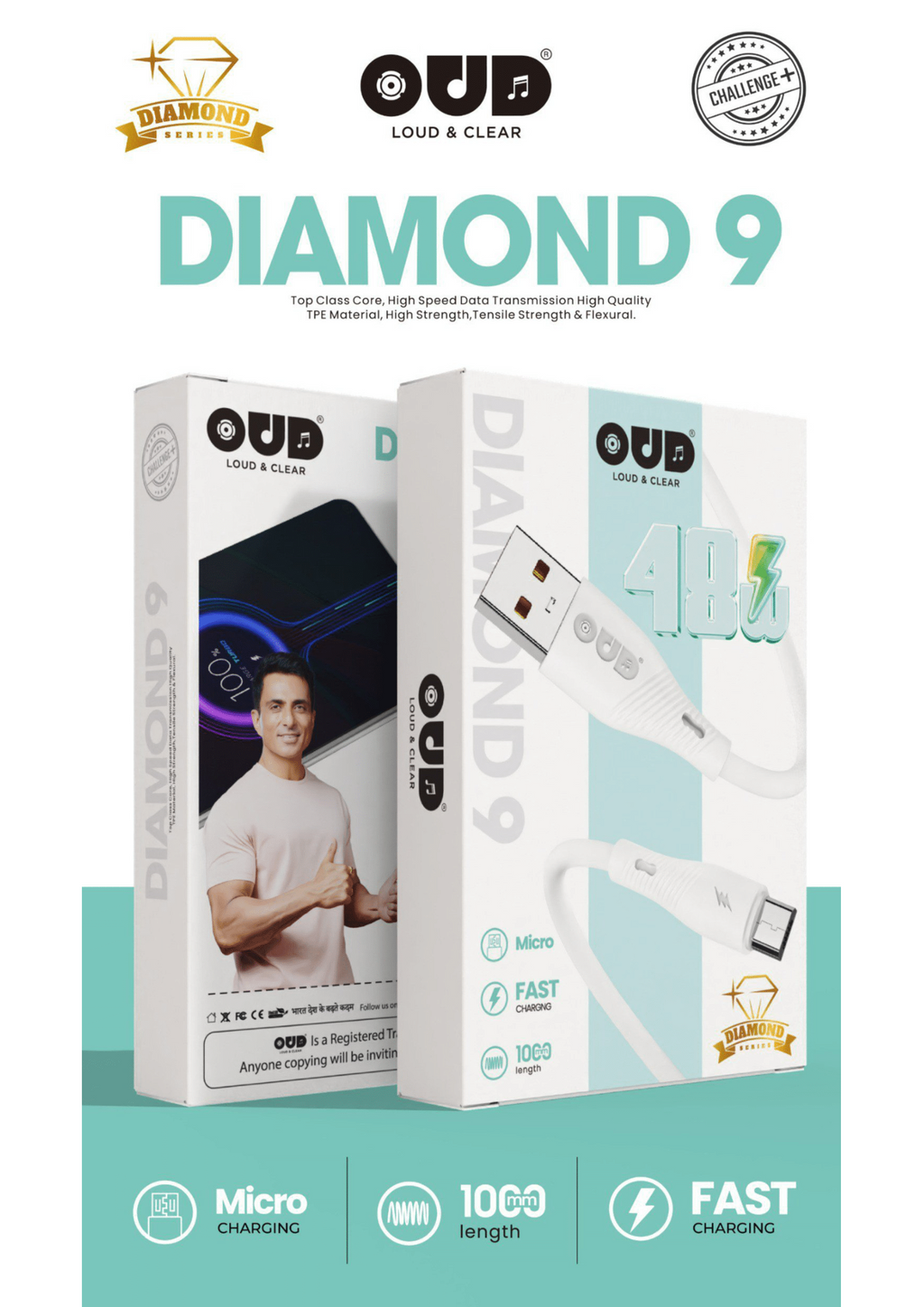 DIAMOND-9 OUD Challenge Data Cable