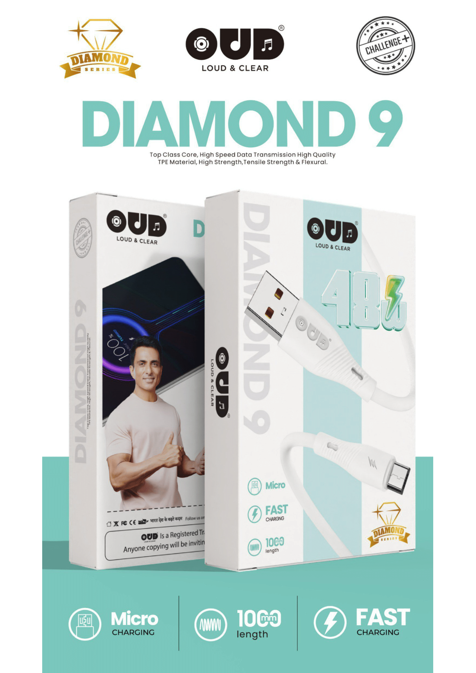 DIAMOND-9 OUD Challenge Data Cable
