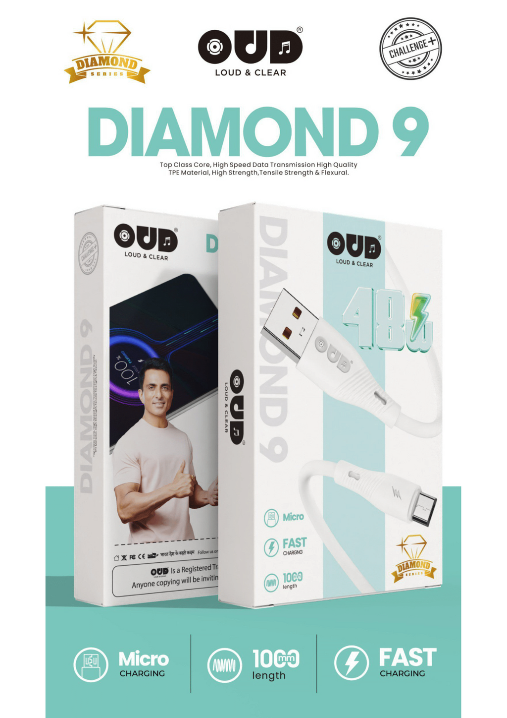 DIAMOND-9 OUD Challenge Data Cable