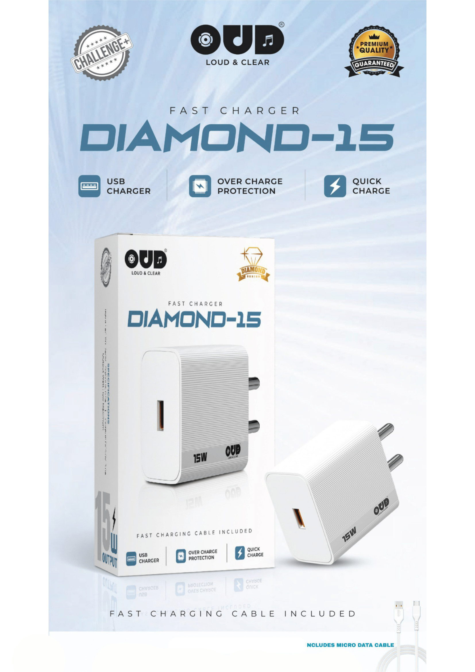 DIAMOND-15 OUD Challenge Charger