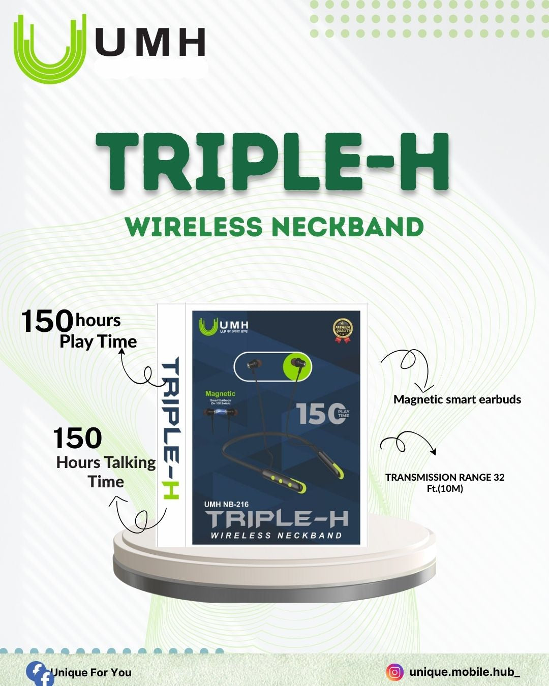 TRIPLE H UMH Neckband