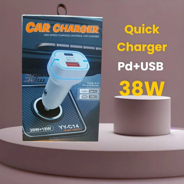PD 38W YY-C14 Car Charger