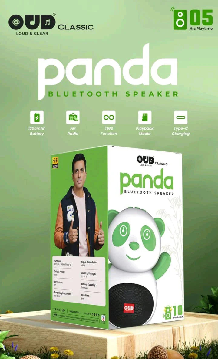 PANDA OUD Classic Bluetooth Speaker