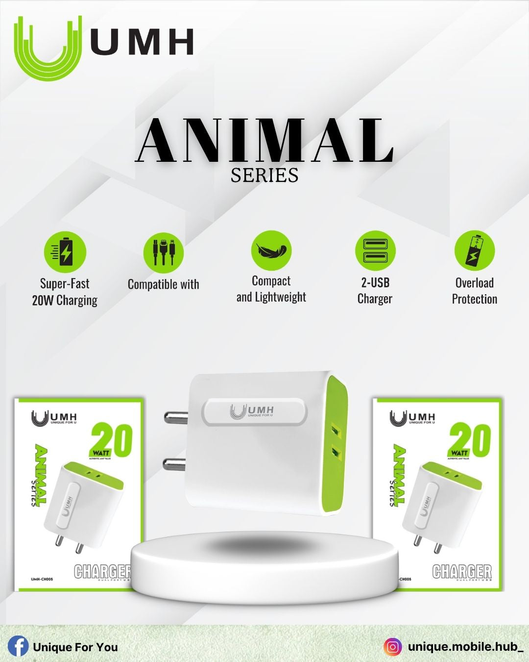 ANIMAL 20W UMH Charger