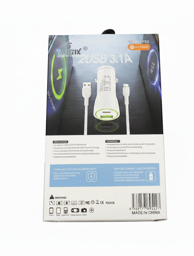PD 3.1A TAPTIX Car Charger