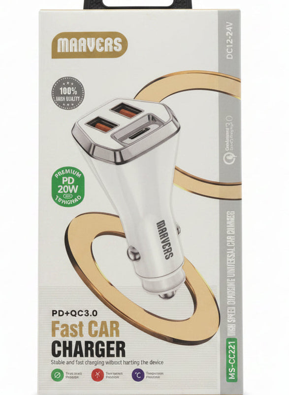 PD 20W MARVERS Car Charger