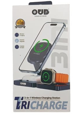 TRICHARGE OUD Challenge wireless Charger 3in1
