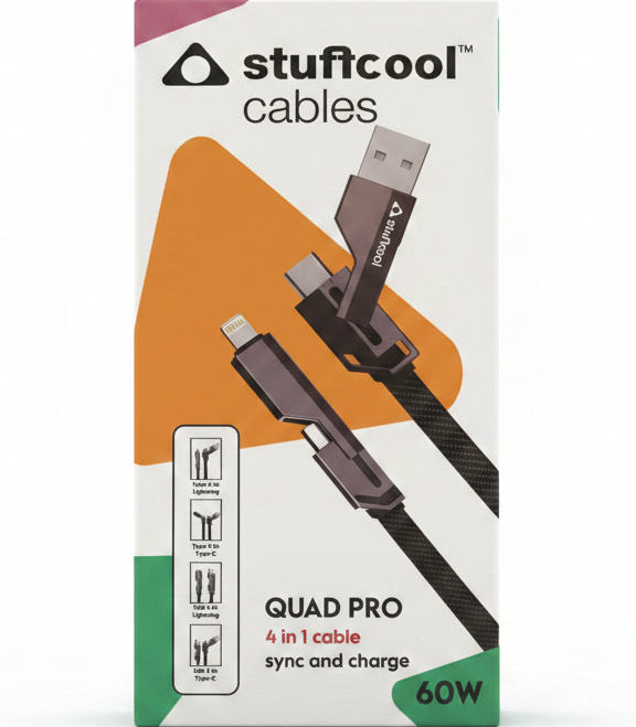 4 in 1 60W STUFCOOL Data Cable